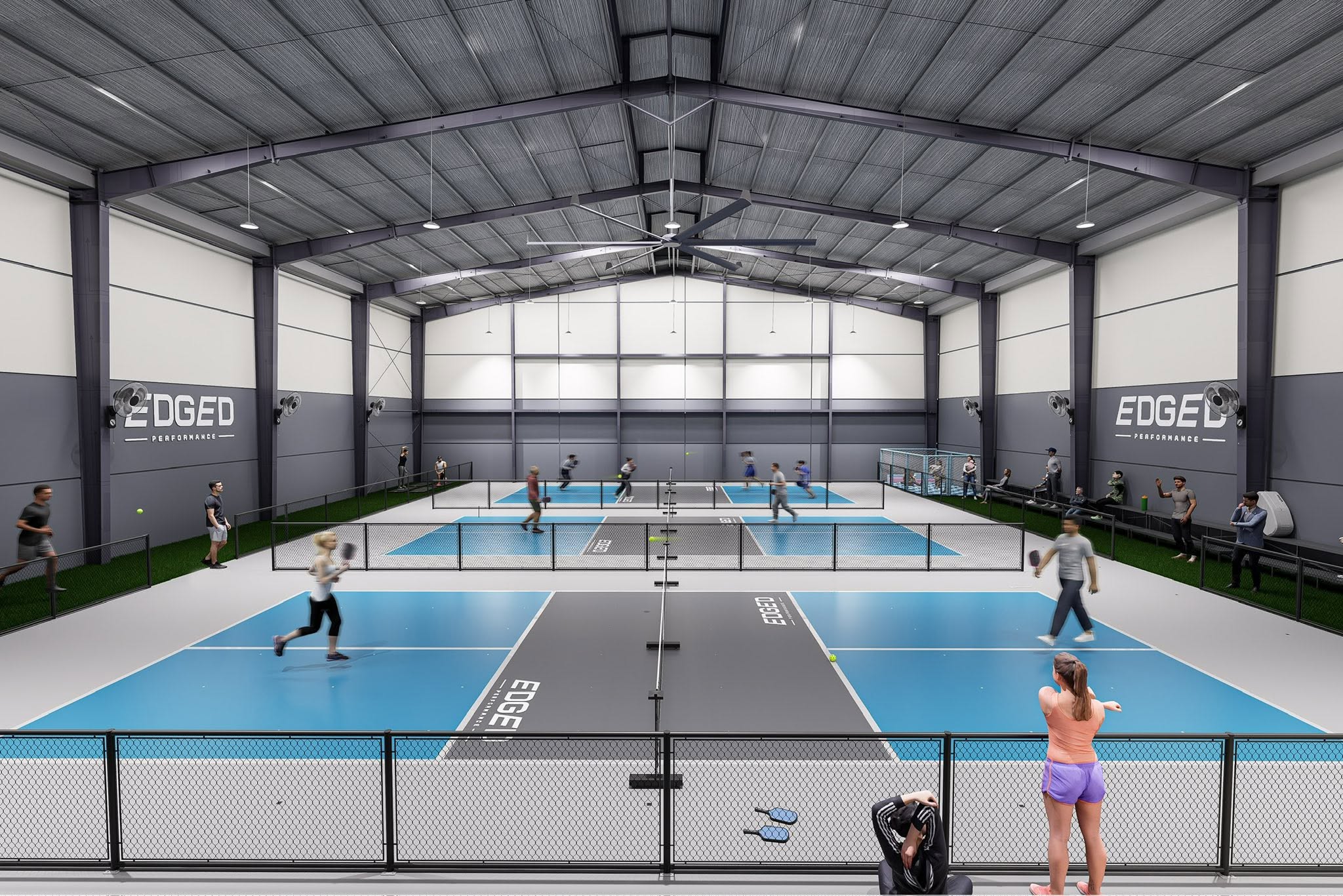 Edged Performance Pickleball Courts court photo