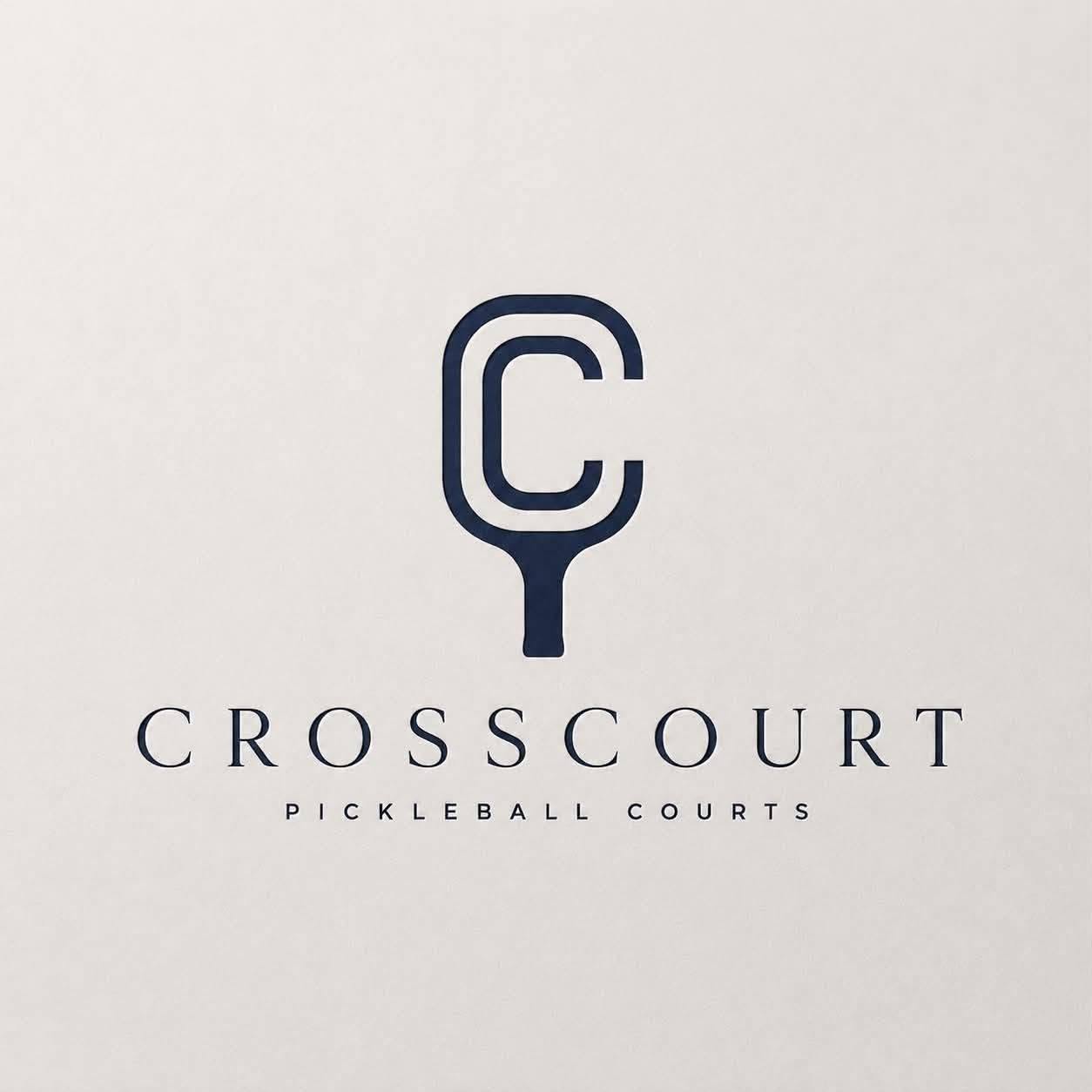 Crosscourt Pickleball logo