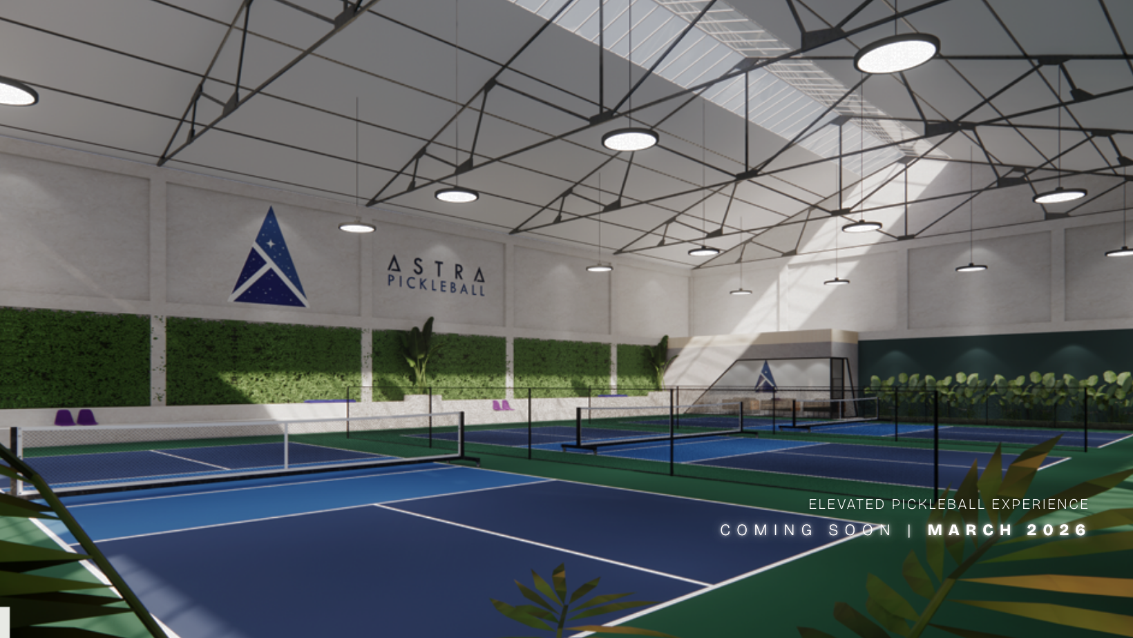 Astra Pickleball Center court photo