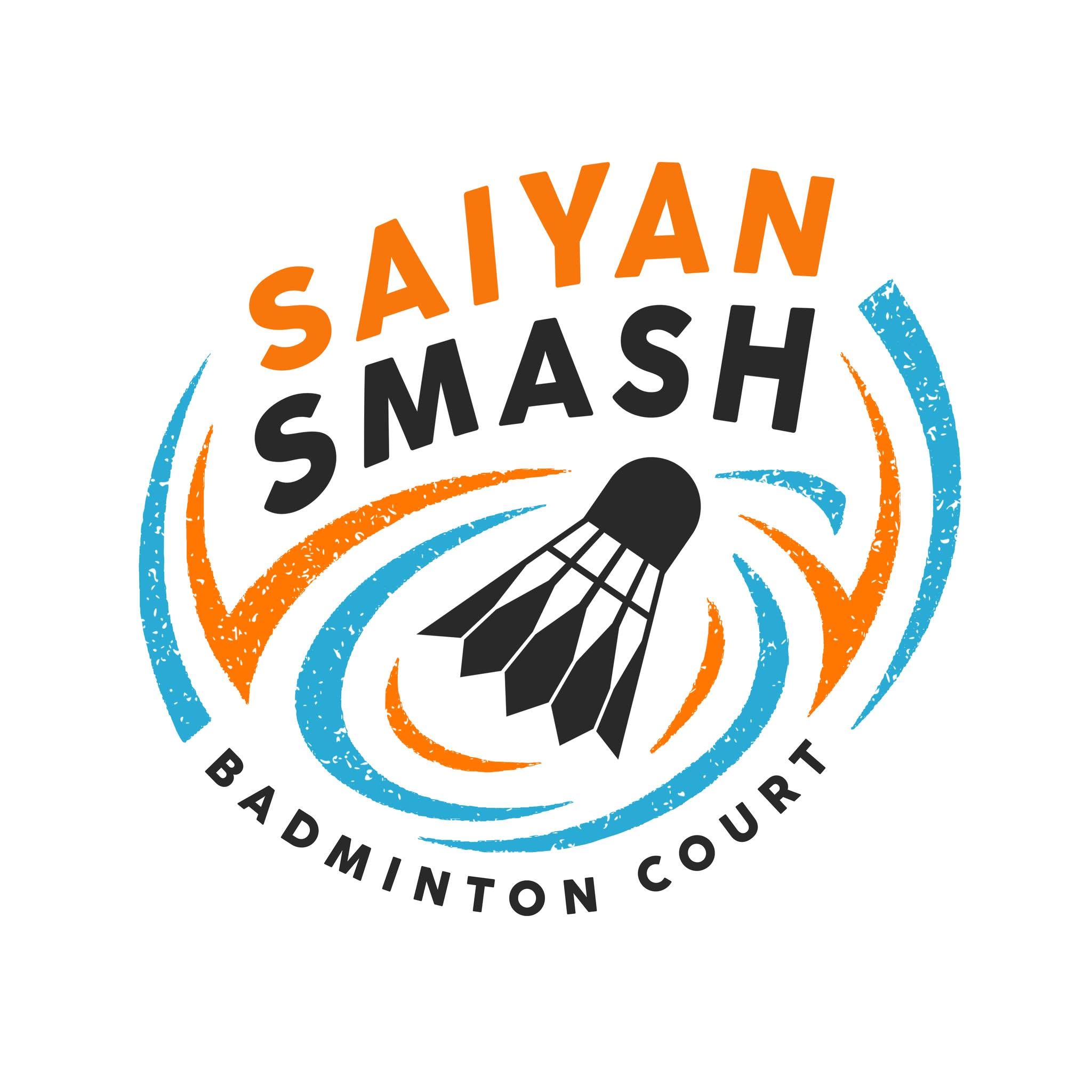 Saiyan Smash Badminton Court logo