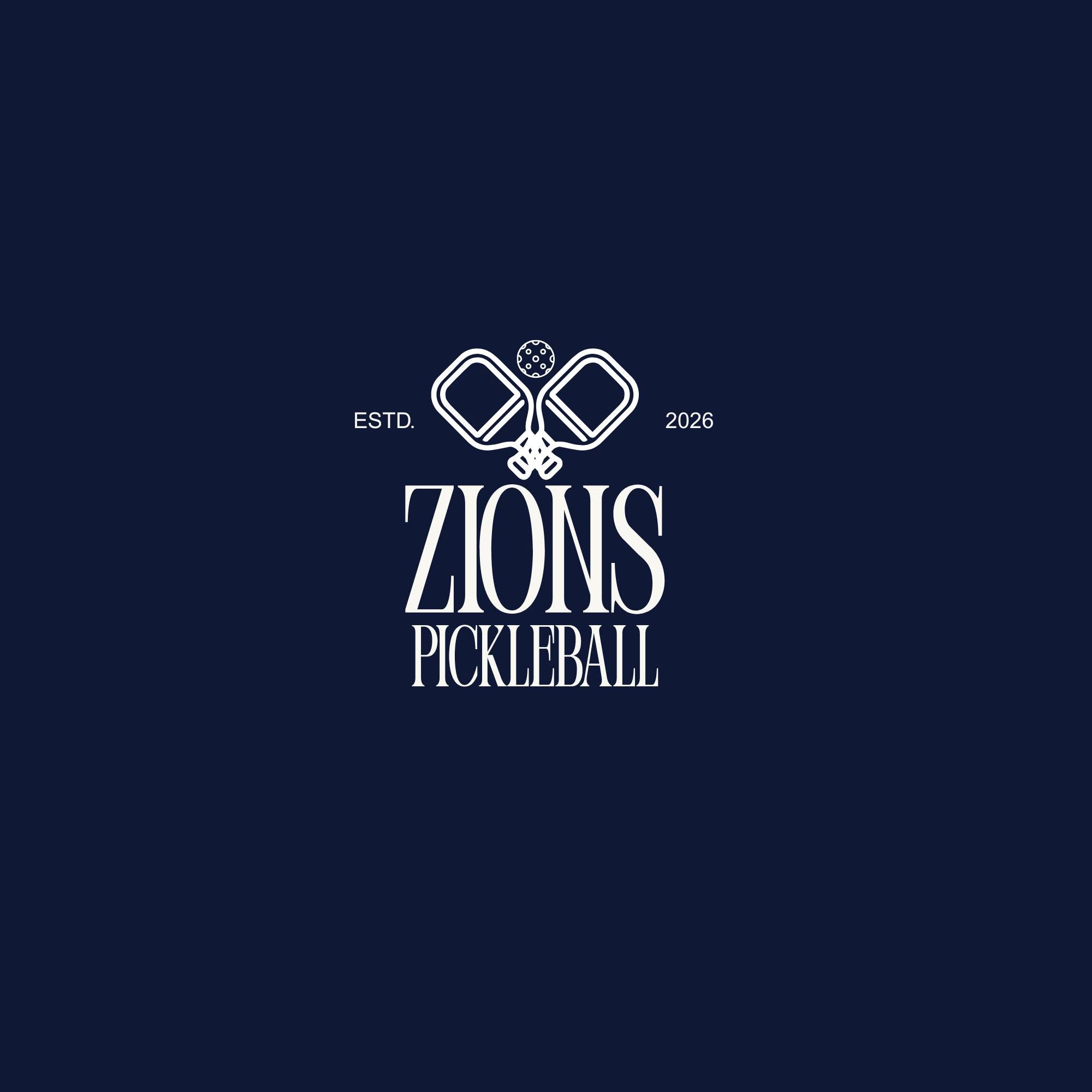 Zions Pickleball logo