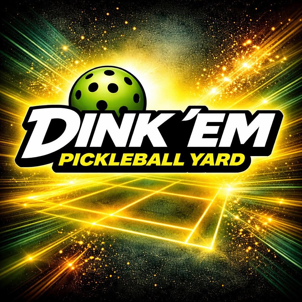 Dink 'EM Pickleball Yard logo